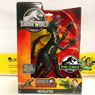 Mô Hình Khủng Long Indoraptor Dino Rival (Hiếm) Chính Hãng Jurassic World Mattel Mỹ Dài 35cm Cao 21cm - Dinosaur Figure