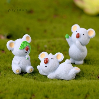 Mô Hình Chú Gấu Koala Mini Dễ Thương Dùng Trang Trí Nhà Cửa Diy