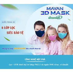 10 CÁI KHẨU TRANG MAYAN 3D MASK