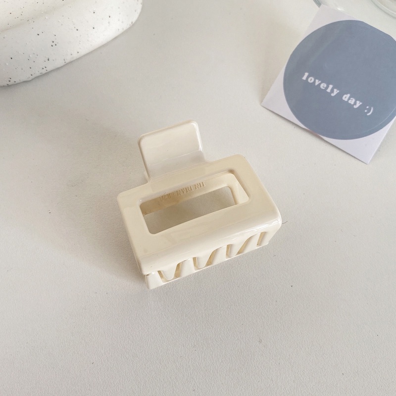 (MớI) Kẹp TóC Acrylic MàU Trơn