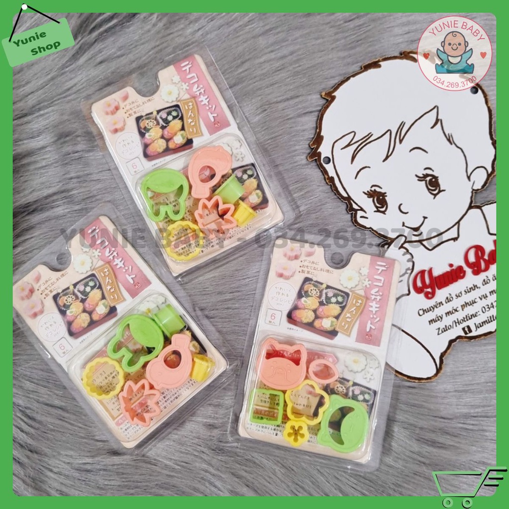 Set khuôn tạo hình đồ ăn