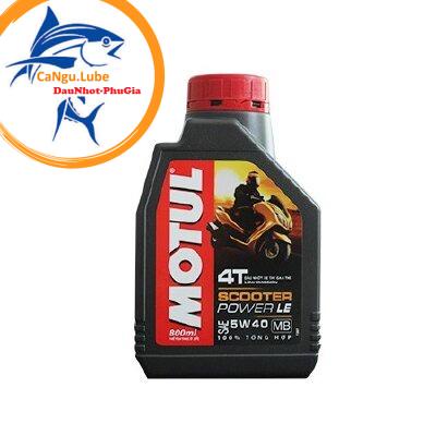 [Nhớt+Phễu] Nhớt Xe Tay Ga MOTUL SCOOTER POWER LE 5W40 chai 800ml, nhớt xe ga Motul vàng cao cấp 5W40-DauNhot-PhuGia