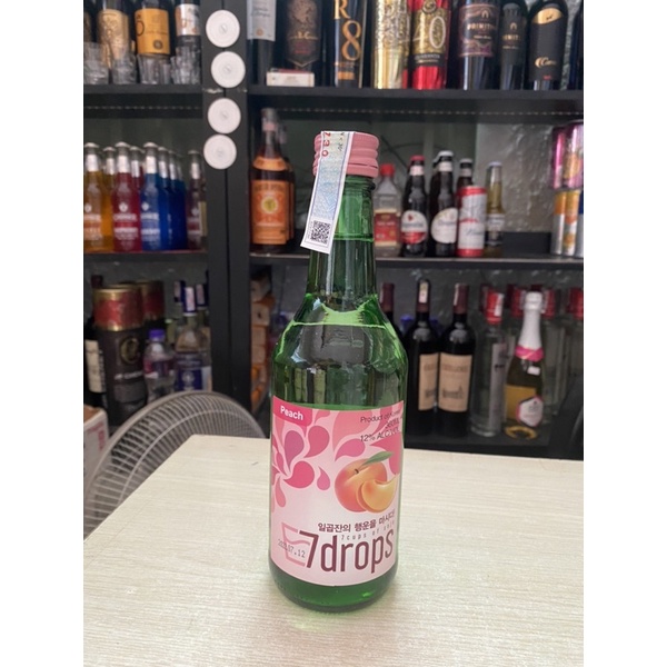 Soju Hàn Quốc 7DROPS Peach 360ml- Vị Đào