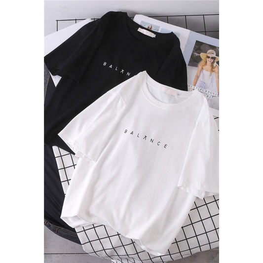 [ ORDER TAOBAO ] Áo phông basic hai màu đen trắng, phong cách, cá tính - Mã YK010