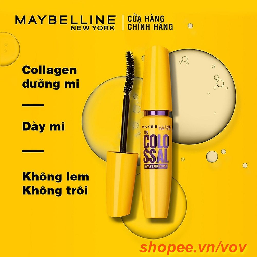 Mascara Maybelline Magnum Làm Dày Mi 10 Lần (9.2ml) 100% chính hãng