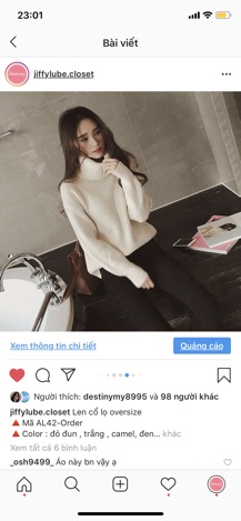 [ORDER] Ái len cổ lọ