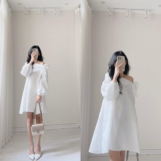 Váy buộc nơ vai xinh by Samhyewear