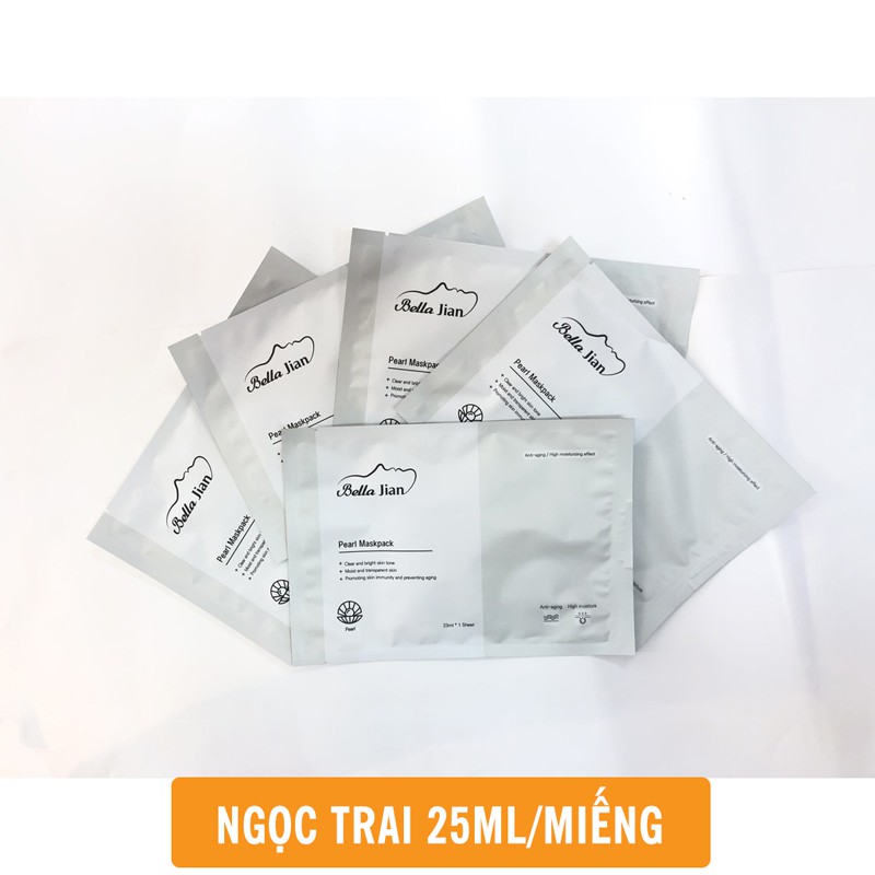 Mặt nạ dưỡng da Hàn Quốc gồm Collagen, Nhau thai, Sữa ong chúa, Nhân sâm, Ngọc trai, Ốc sên