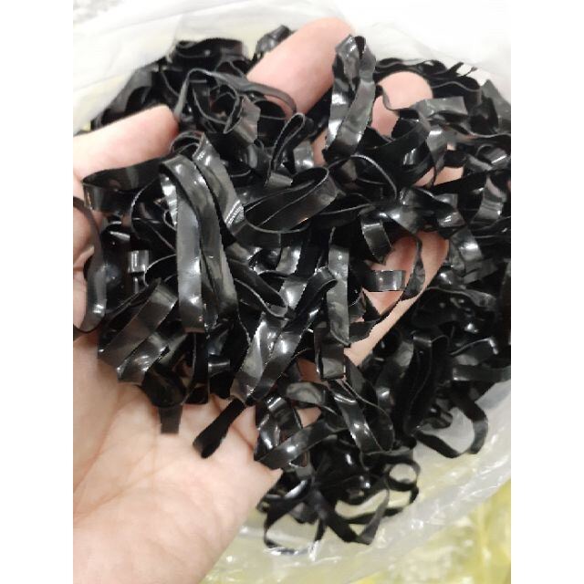 100G Chun buộc tóc, nịt buộc tóc màu đen , nhiều màu