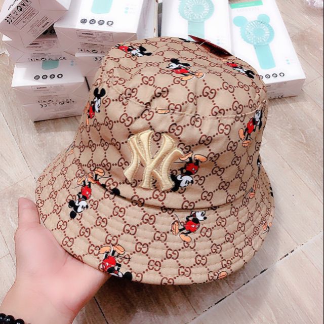 Nón Rộng Vành Mickey NY 2 lớp
