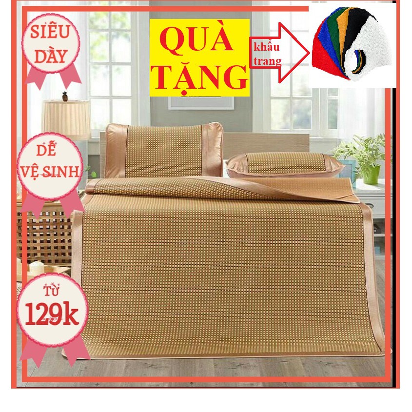 [Tặng khẩu trang 3d] Chiếu Điều Hòa Sợi Mây Tổng Hợp, Chiếu Điều Hòa Loai Dày Mát Lạnh