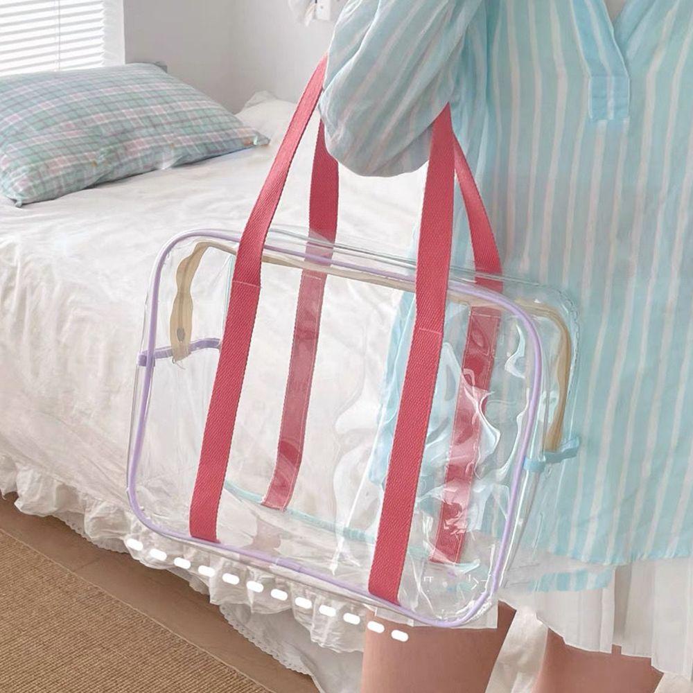 Túi Đựng Mỹ Phẩm Du Lịch Bằng PVC Lấp Lánh Chống Thấm Nước Sức Chứa Lớn