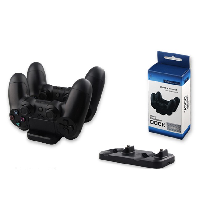 Dock sạc kiêm kệ đỡ cho tay cầm chơi game PS4 Slim / Pro - CONTROLLER CHARGING STAND