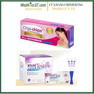 Que thử thai Chip-chips, que thử thai kichi test cho kết quả nhanh và chính xác. Bút thử thai