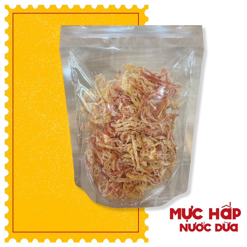 Mực Khô Hấp Nước Cốt Dừa Xé Sợi 200gr
