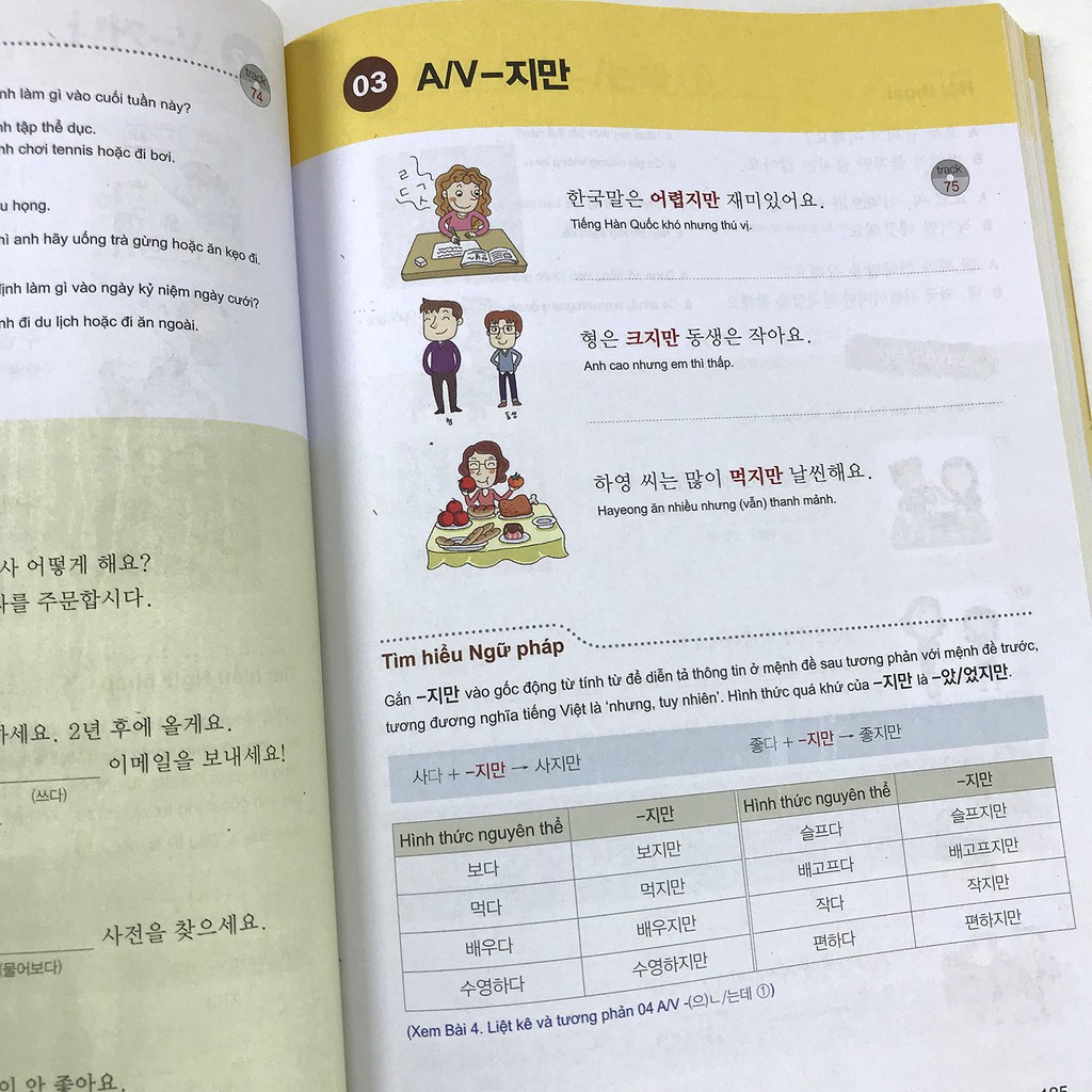 Sách - Combo Giáo Trình Tiếng Hàn Tổng Hợp Sơ Cấp 1 ( Bản In Màu ) Và Ngữ Pháp Tiếng Hàn