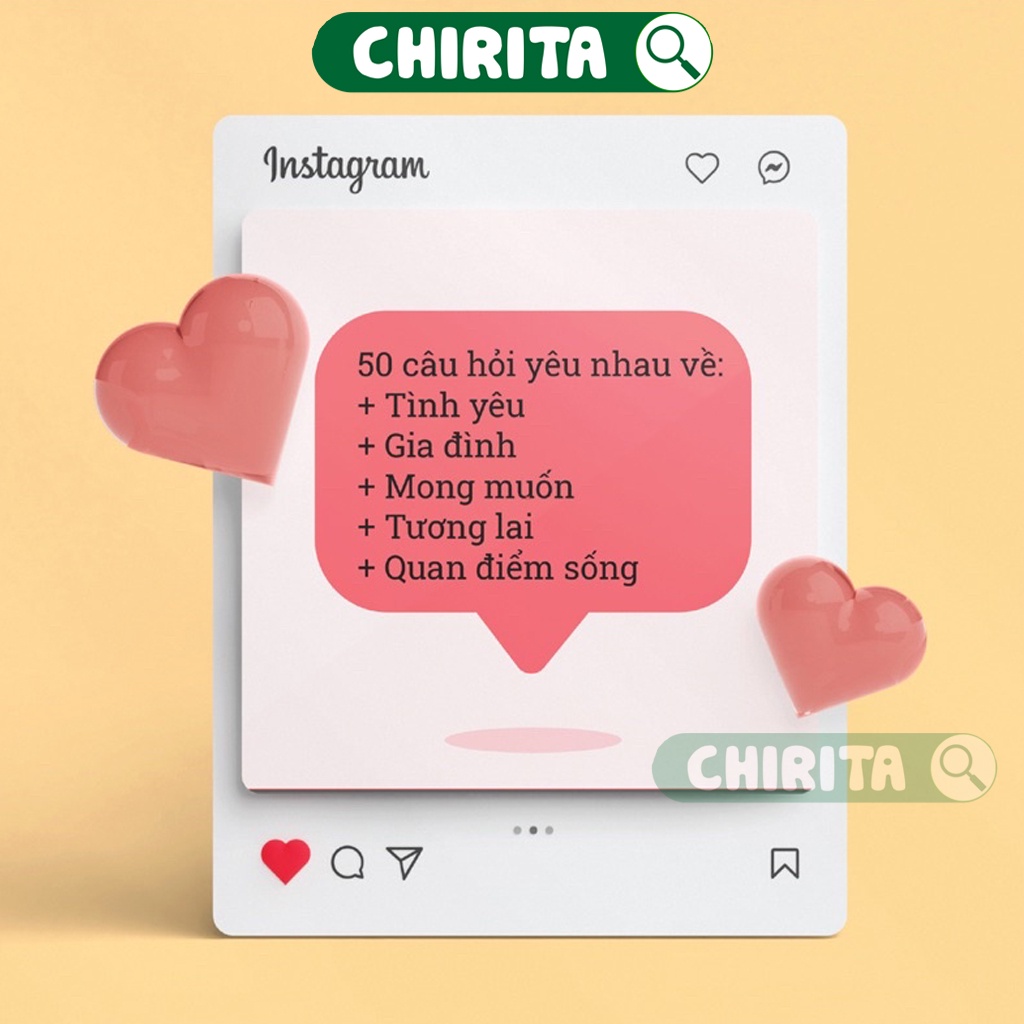 Bộ Bài Tình Yêu LOVE AGAIN Cho Cặp Đôi Couple Thấu Hiểu - Bài Drinking Game 18+ Cho Cặp Đôi, Vợ Chồng Thử Thách Chirita