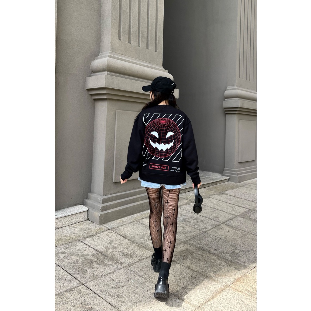 Áo Sweater Nữ Form Rộng Street Fox SW Smile