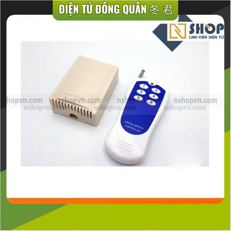 Mạch điều khiển RF 315Mhz 6 kênh kèm remote 1000m [ĐIỆN TỬ]