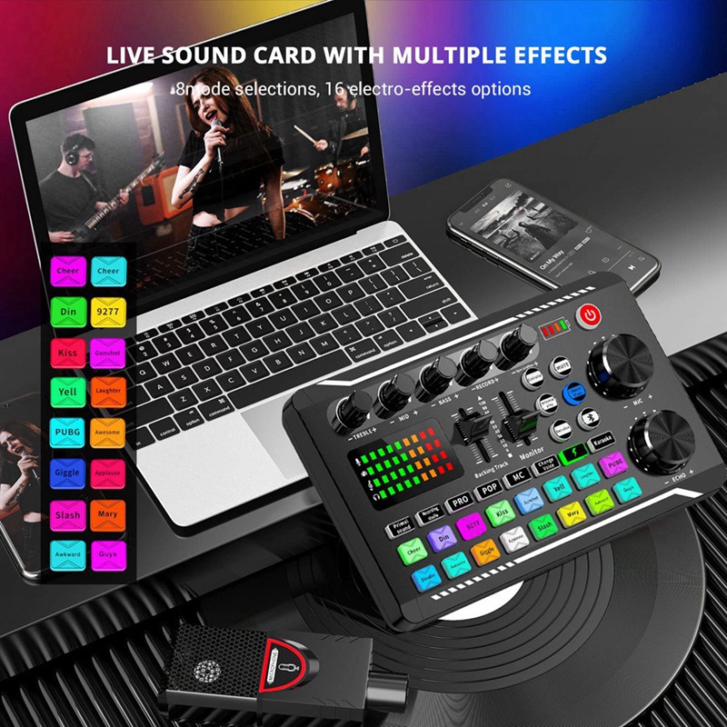 Bảng Mạch Tạo Hiệu Ứng Giọng Nói F998 Cho Micro Karaoke