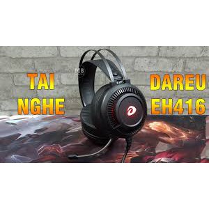 Tai nghe gaming DareU EH416RGB HP H120G Hiệu Ứng Giả Lập 7.1- BH chính hãng 12 tháng