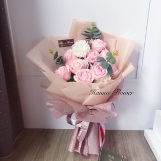 [Hannie Flower] Bó hoa hồng sáp 5 lớp