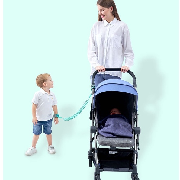2.5m Dây Đai Chống Lạc Cho Bé, Dây Dắt Trẻ Em Đi Dạo Lõi Thép Phản Quang, Có Khóa Dài Anxintu