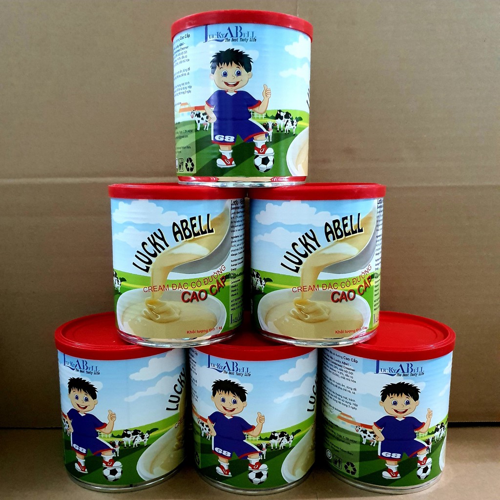 Sữa Đặc có đường CAO CẤP Lucky ABell 1kg 2.7% protein - Mã 8886409516807