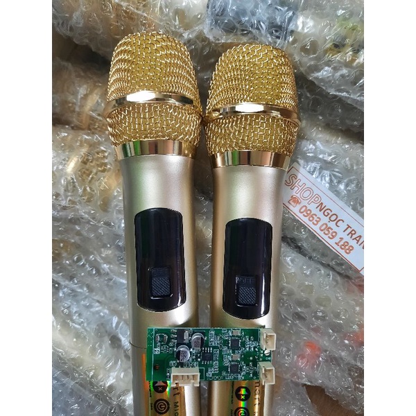 Micro Không Dây Cho Loa Kéo - Kèm 2 Tay Micro Siêu Rẻ