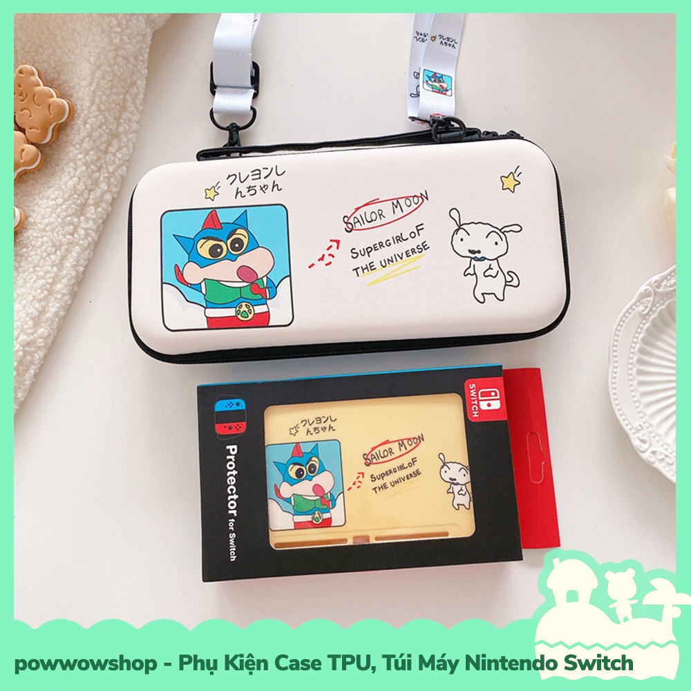 [Sẵn VN - Hỏa Tốc] Phụ Kiện Case Ốp TPU Dẻo, Túi Đựng Máy Cho Máy Game Cầm Tay Nintendo Switch Cute Shin