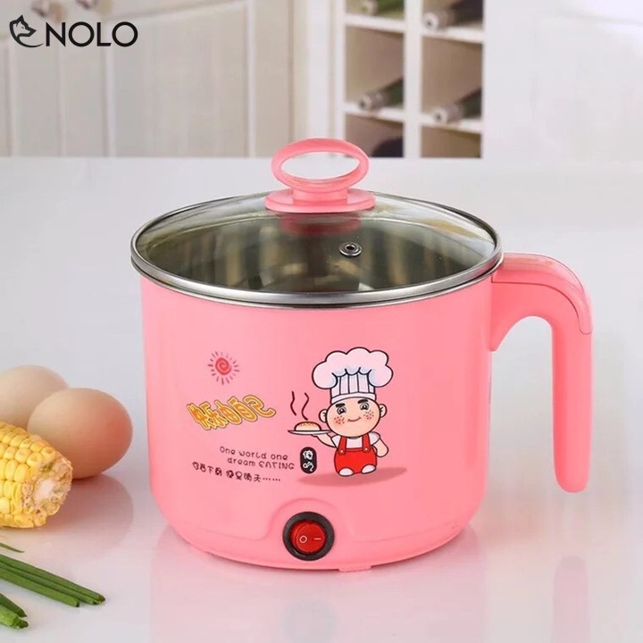 Nồi Lẩu Điện Mini Inox 201 Model HYD-101 Thể Tích 1,5L Công Suất 450W