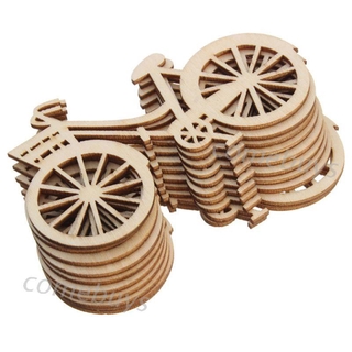 Set 10 Phụ Kiện Gỗ Hình Chiếc Xe Đạp Trang Trí