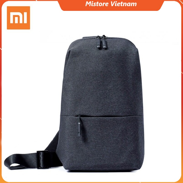 Túi đeo chéo Xiaomi Urban Leisure (ĐEN &amp; XÁM) ZJB4069GL - hàng chính hãng