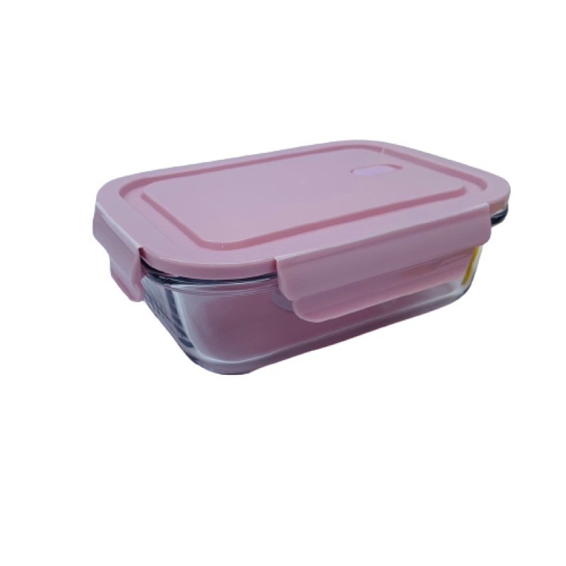 (GIÁ TỐT) Hộp Thuỷ Tinh Chịu Nhiệt Nắp Chống Tràn, 620/640Ml Đựng Thức Ăn