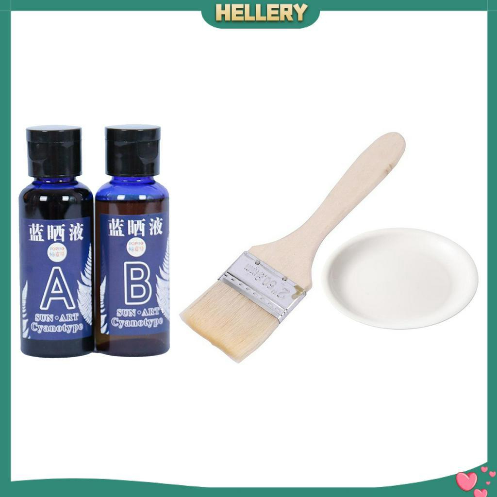 [HelleryVN] Bộ Dụng Cụ Làm Đồ Thủ Công Vải Jacquard Cyanotype Màu Xanh Dương Sử Dụng Năng Lượng Mặt