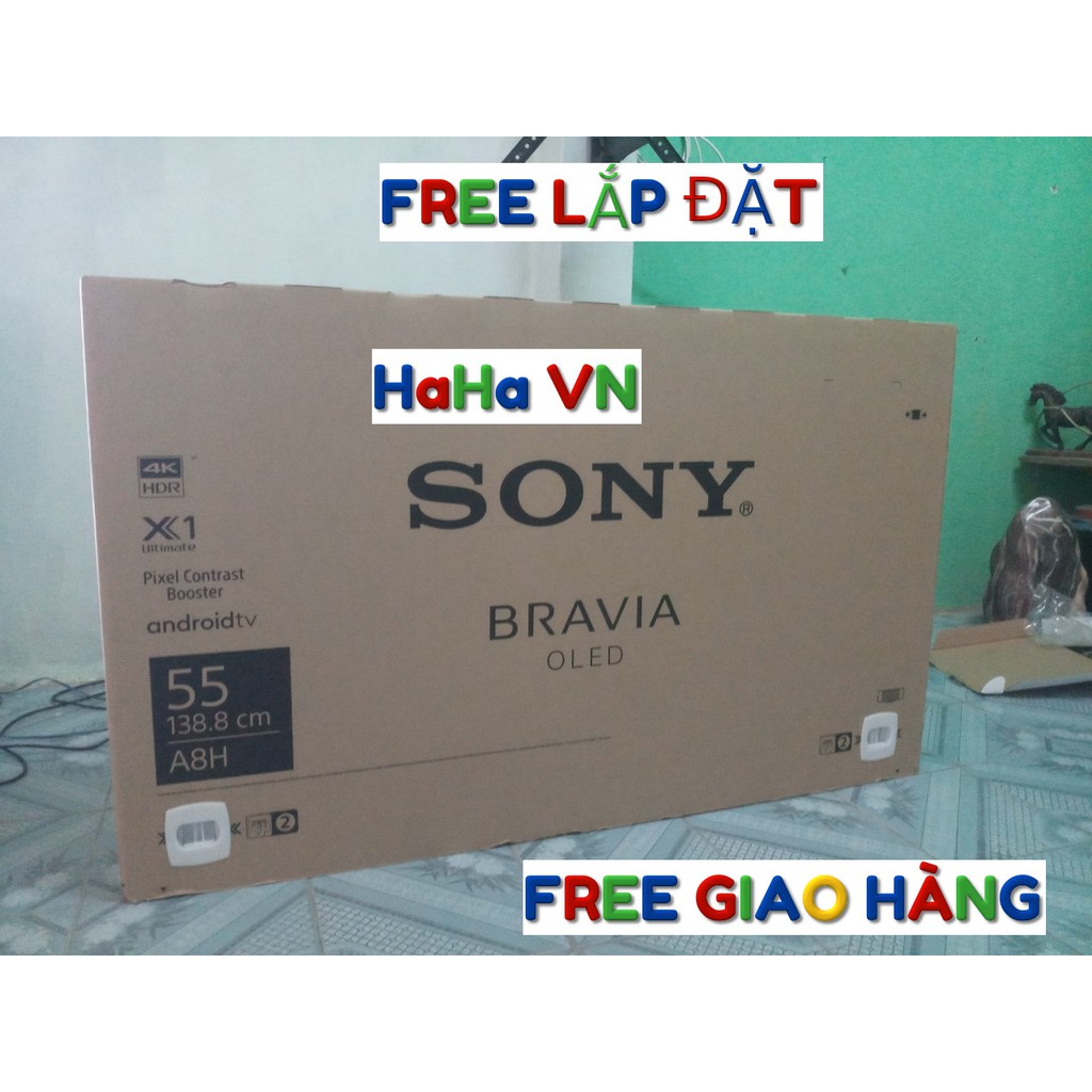 GIẢM THÊM - ẢNH THẬT - 55A8H - Android Tivi OLED Sony KD-55A8H 4K 55 inch-CHÍNH HÃNG -MỚI 1000%-miễn phí TPHCM