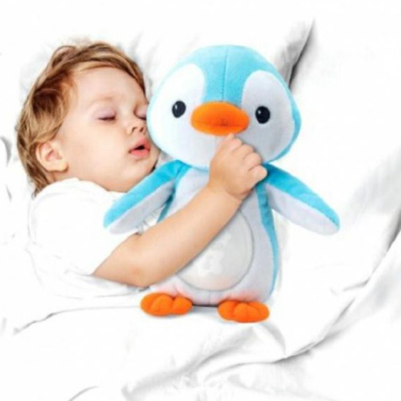 Chim cánh cụt giai điệu nhạc trắng ru ngủ cho trẻ sơ sinh có đèn Winfun 0160 - hộp nhạc ru ngủ cho trẻ sơ sinh