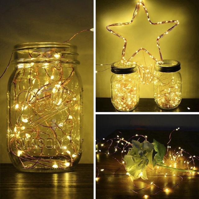 Dây Đèn Led Đom Đóm 3 Mét , Đèn Led Fairy Light Trang Trí Tiệc
