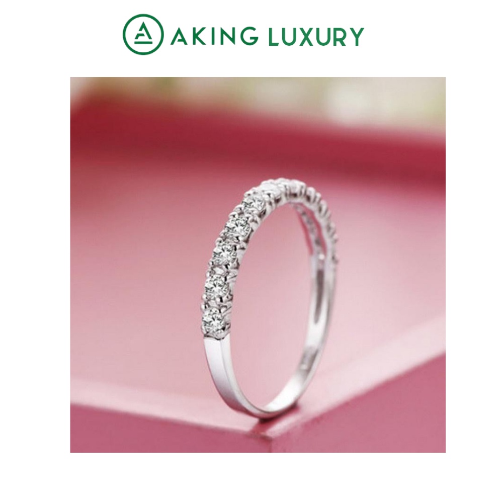 Nhẫn bạc nữ AKINGLUXURY AK01 chính hãng, nhẫn nữ đính đá màu tạo nét đẹp quyến rũ. Bộ sưu tập nhẫn mới nhất 2021