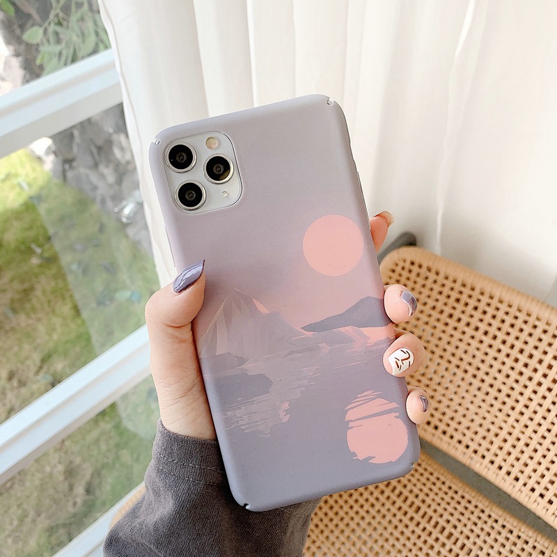 Ốp điện thoại cứng họa tiết sao trời/hoàng hôn dành cho Xiaomi Redmi Note 8 Pro 7 Xiaomi Mi 9T 9 SE 8 Pro 8 Lite A2