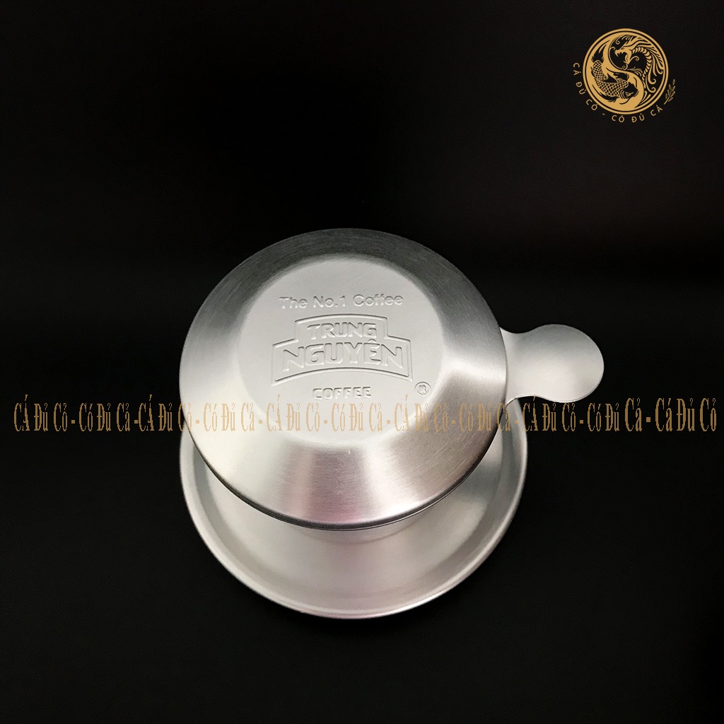 Phin pha cà phê hoa văn trống đồng phin cafe nhôm Trung Nguyên