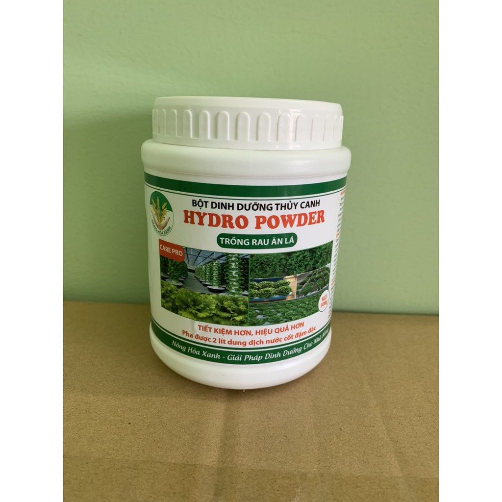 Bột Dinh Dưỡng Thủy Canh Cao Cấp Mới HYDRO POWDER Hũ 500Gr Siêu tiết kiệm