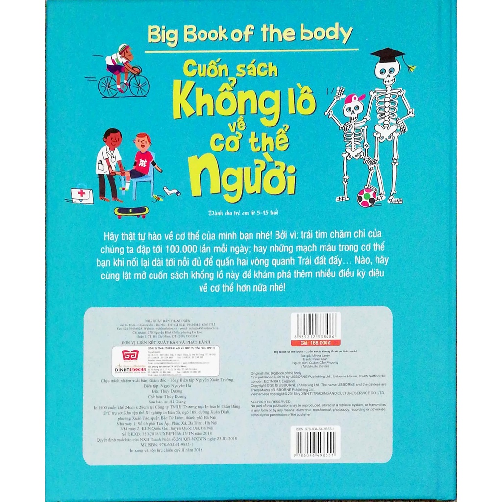 Sách Big Book - Cuốn Sách Khổng Lồ Về Cơ Thể Người