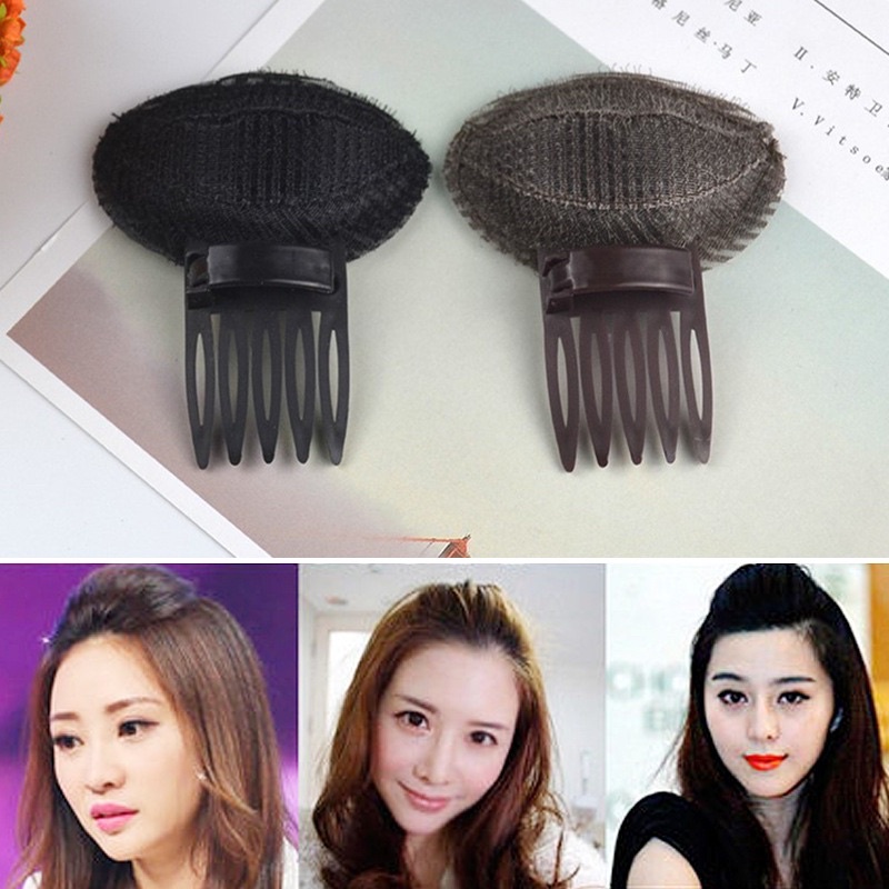 Dụng cụ hỗ trợ làm phồng tóc, kẹp đệm chân tóc phồng để buộc hoặc búi, phụ kiện cho nữ