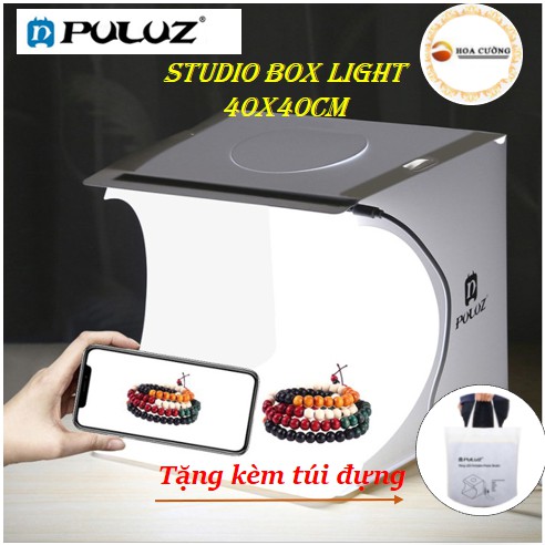 Hộp chụp ảnh sản phẩm có đèn led 40x40x40(cm) CHUYÊN NGHIỆP NHƯ STUDIO