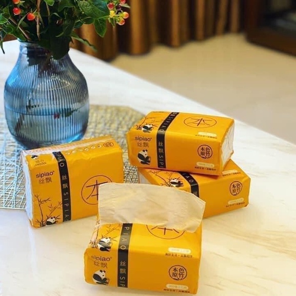 THÙNG 30 GÓI KHĂN GIẤY/ GIẤY TRÚC SIPIAO 6021 NỘI ĐỊA TRUNG
