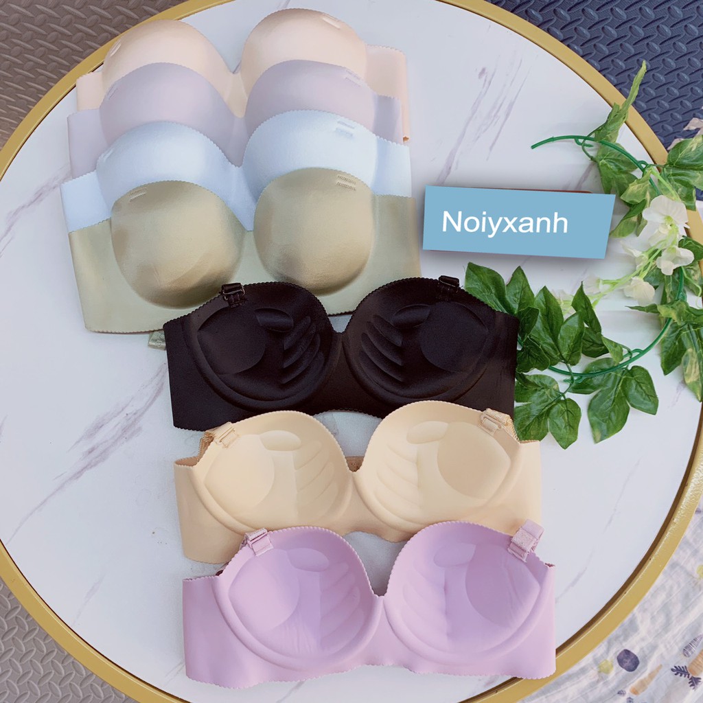 Áo Lót Nữ Su Xuất Khẩu Cao Cấp Siêu Nâng Đẩy Quai - viền răng cưa -Áo Lót Nâng Ngực Nữ Không Gọng - Nâng Ngực  quả ngang | BigBuy360 - bigbuy360.vn