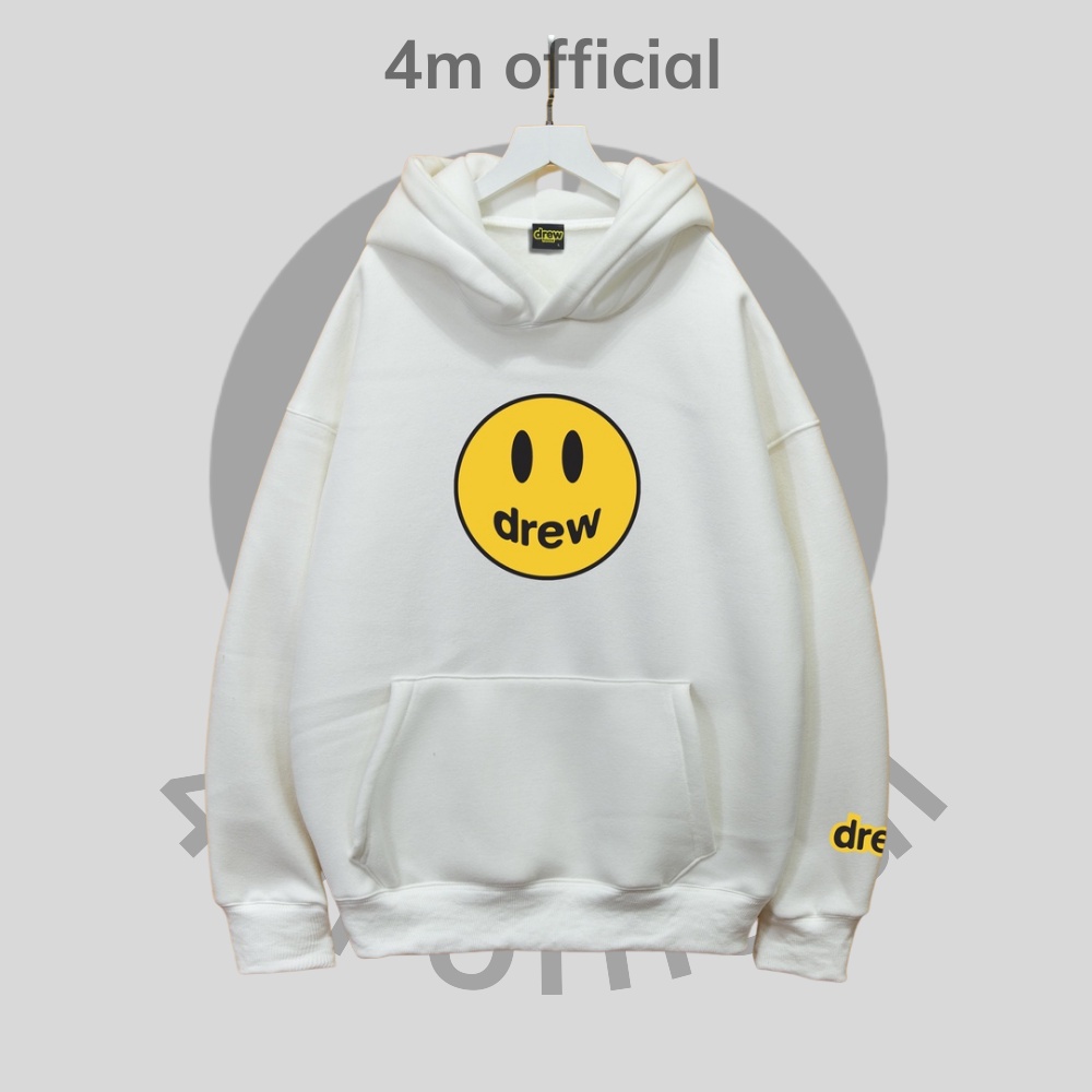 Áo Hoodie DREW HOUSE mặt cười 4m official , áo nỉ bông hoodie unisex nam nữ