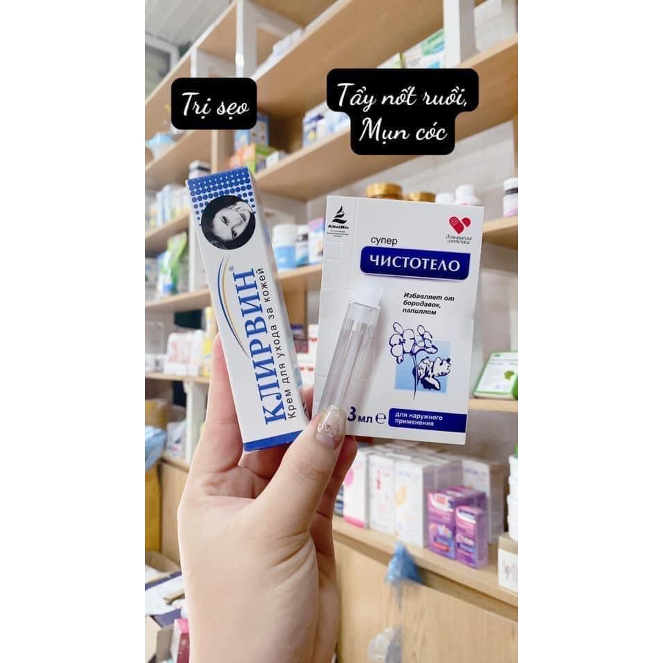 [Mã SKAMLTSM11 giảm 10% đơn 99K] Gel Tẩy Mụn Thịt, Mụn Cóc, Nốt Ruồi Nga - Cynep | BigBuy360 - bigbuy360.vn