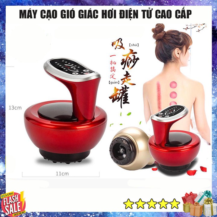 Tặng 2 chai tinh dầu - Máy cạo gió giác hơi cao cấp - Giảm mệt mỏi, giảm stress, giảm cân hiệu quả